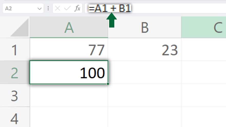 How to Add in Excel Using Formulas