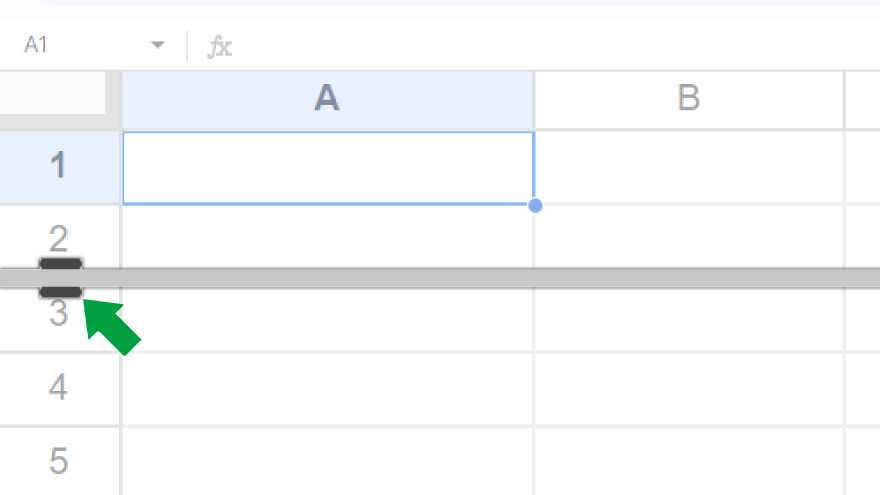 adjusting cell height