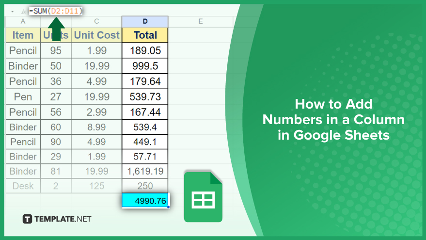 how-to-add-numbers-in-a-column-in-google-sheets