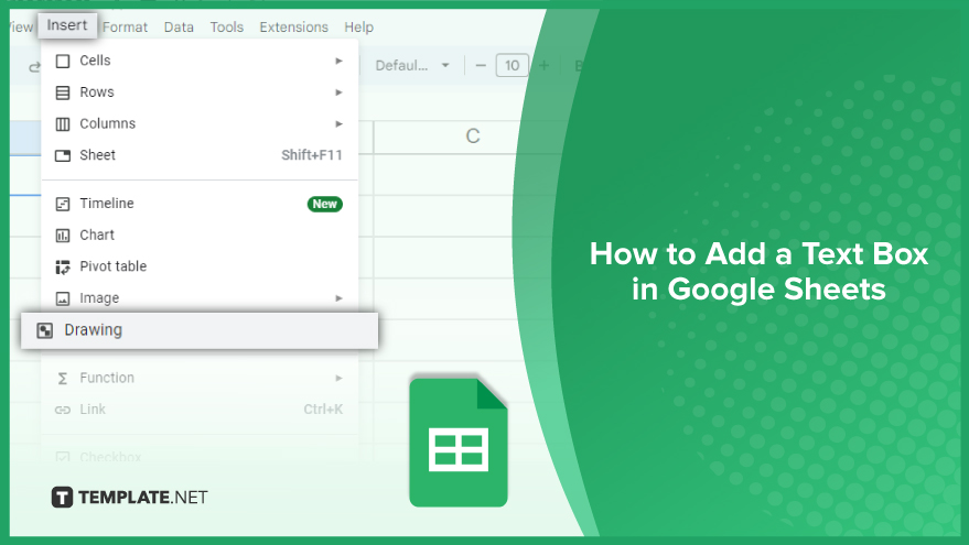 How To Add A Text Box In Google Sheets