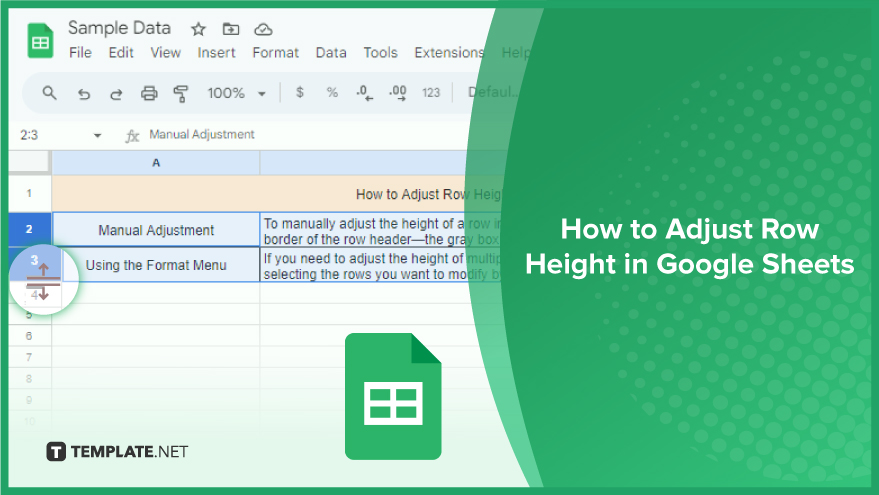 How to Adjust Row Height in Google Sheets