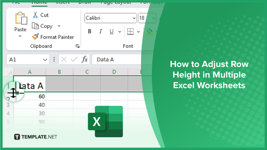 How to Adjust Row Height in Multiple Excel Worksheets