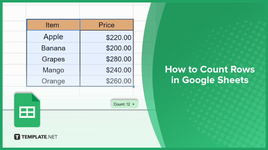 How To Count Rows In Google Sheets 