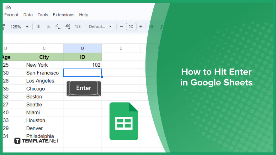 how-to-hit-enter-in-google-sheets