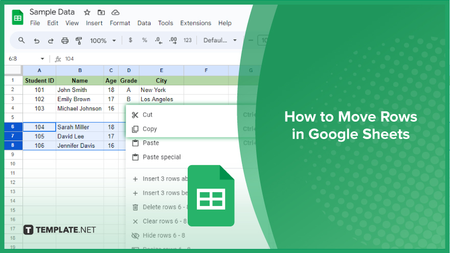 how-to-move-rows-in-google-sheets-video