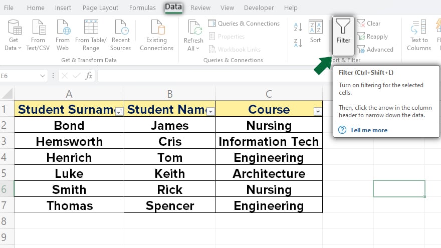 organizing and managing your student list