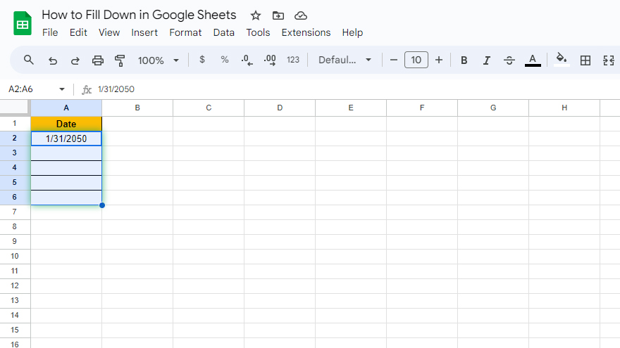 how-to-fill-down-in-google-sheets