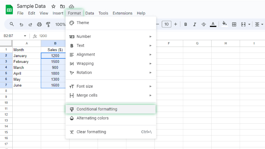 How to Highlight in Google Sheets