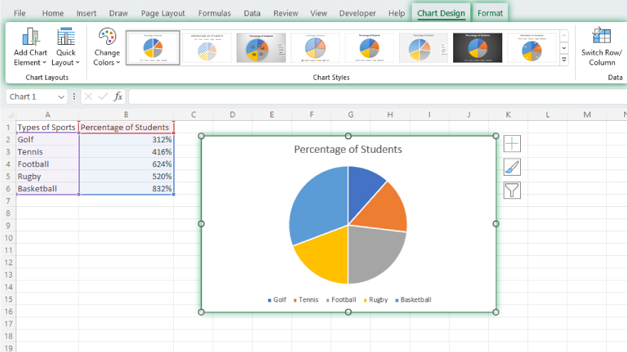 How to Create a Chart in Microsoft Excel