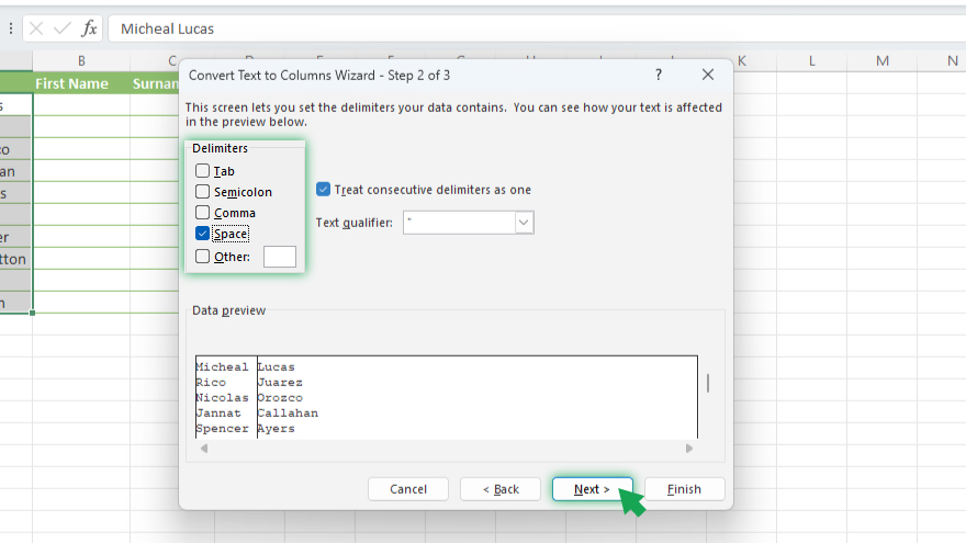 How To Split One Cell Into Two In Microsoft Excel 7943