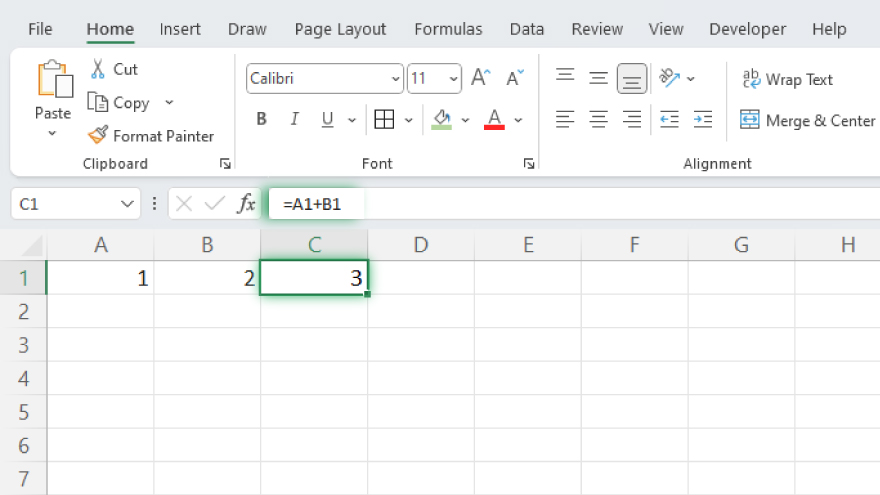 How to Add Cells in Microsoft Excel