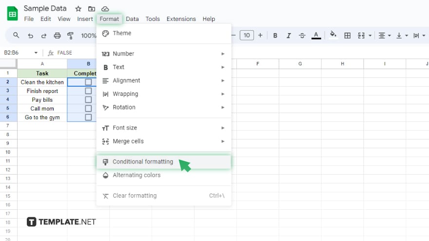 adding checkboxes to your spreadsheet