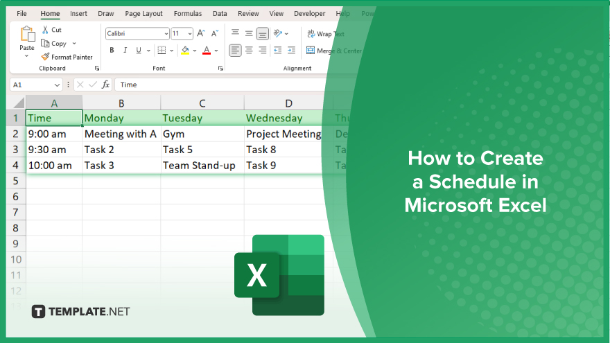 how-to-create-a-schedule-in-microsoft-excel-video