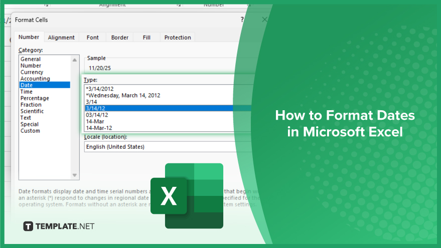how to format date in microsoft excel