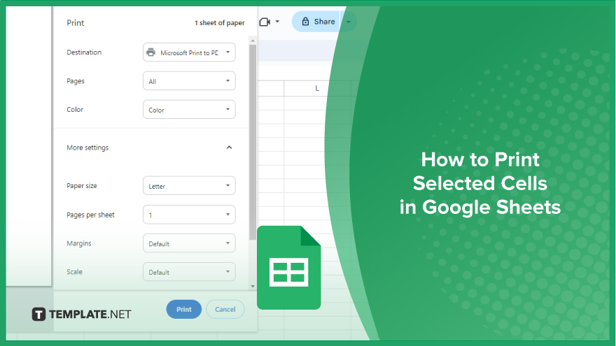  How To Print Selected Cells In Google Sheets Video 