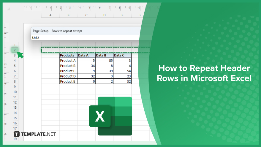 How To Repeat Header Rows In Microsoft Excel Video 4189
