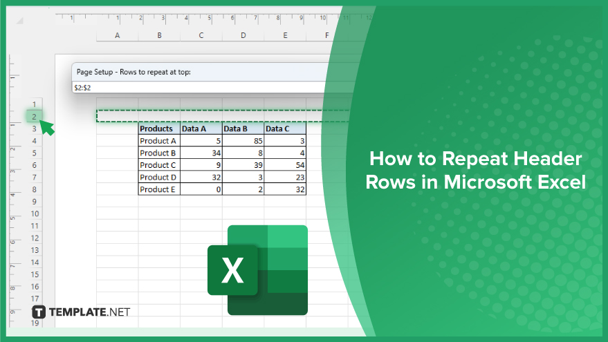 How To Repeat Header Rows In Microsoft Excel Video 7660