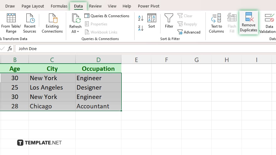removing duplicates in microsoft excel