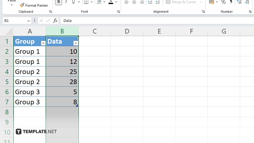 step 1 select the column in microsoft excel