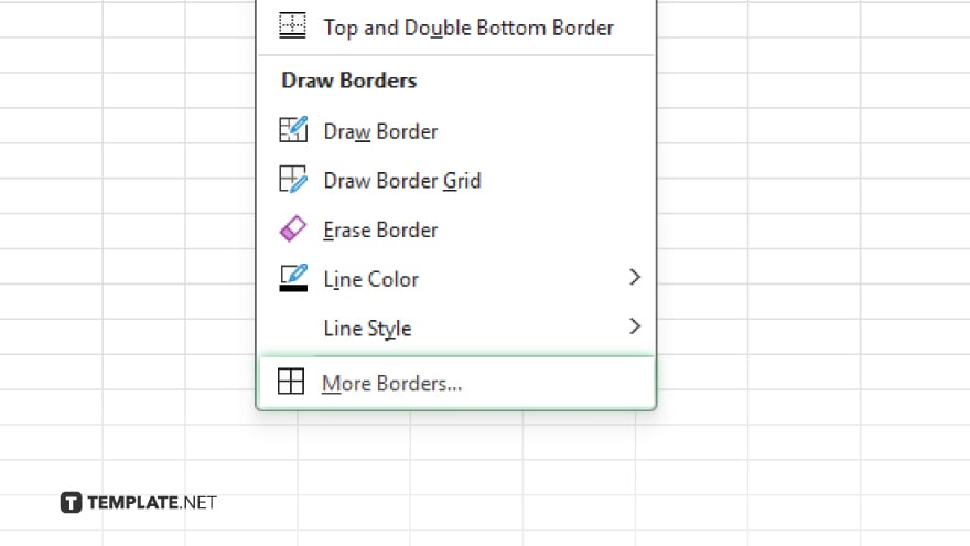 step 3 click on the borders dropdown in microsoft excel