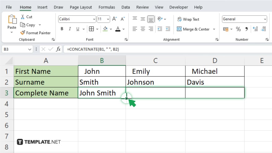 step 3 copy the formula in microsoft excel