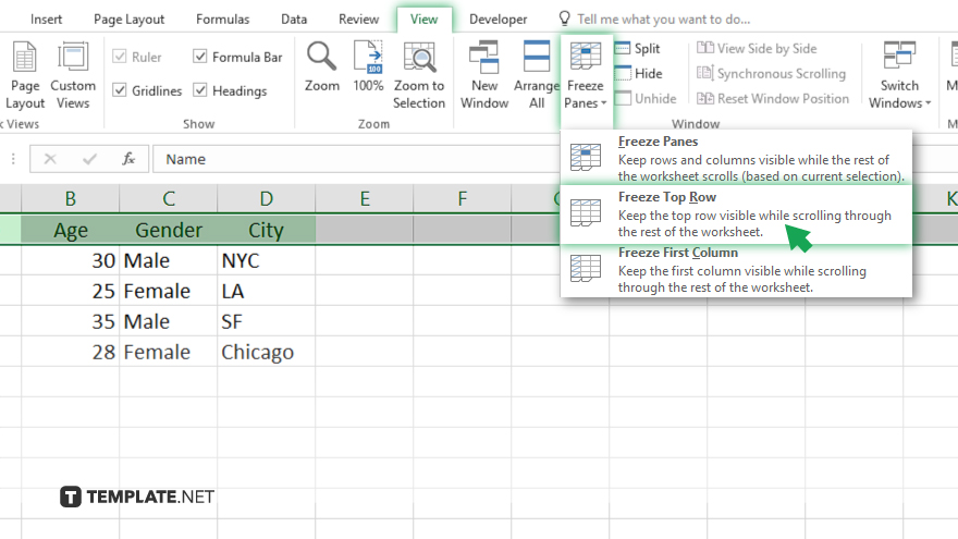 How to Freeze Specific Rows in Microsoft Excel Video