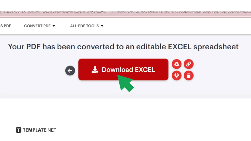 step 4 download the converted excel file