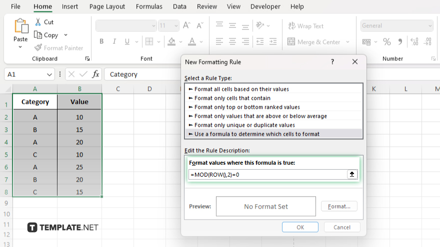 How To Shade Every Other Row In Microsoft Excel Video 