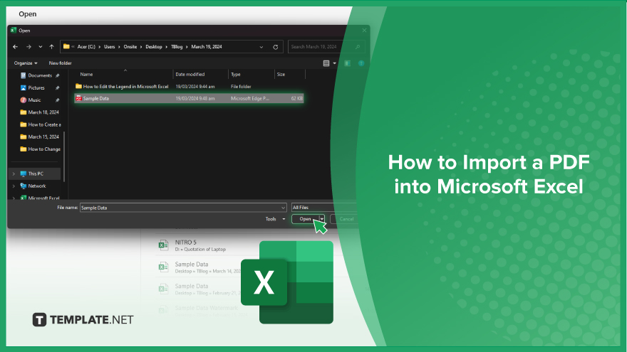 how to import a pdf into microsoft excel