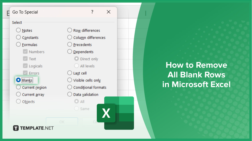 How to Remove All Blank Rows in Microsoft Excel Video