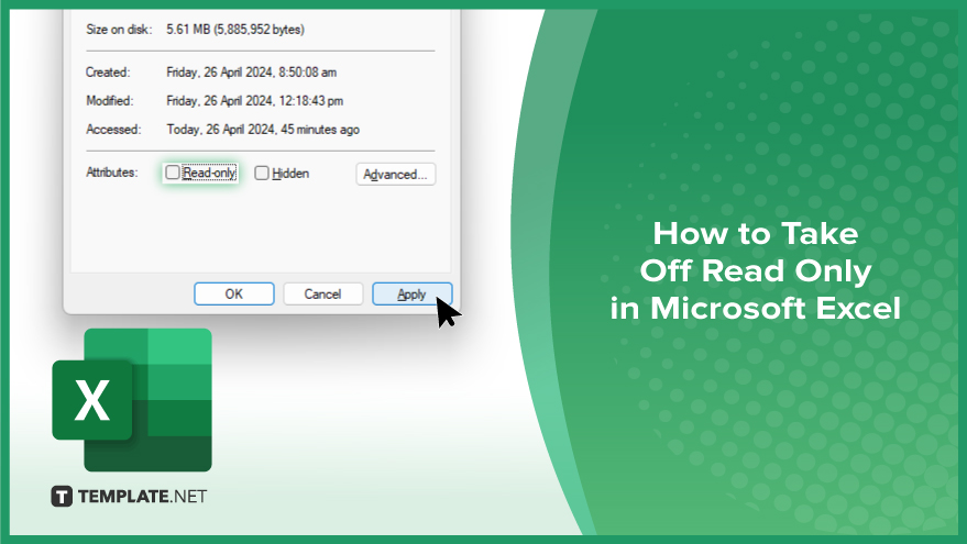 how to take off read only in microsoft excel