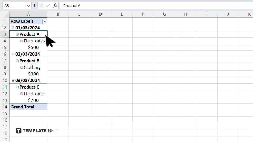 step 1 select your pivottable
