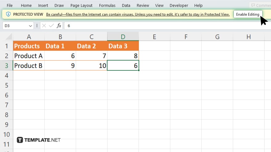 step 2 enable editing in microsoft excel