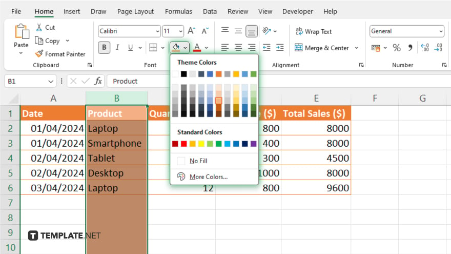 step 3 apply the highlight in microsoft excel