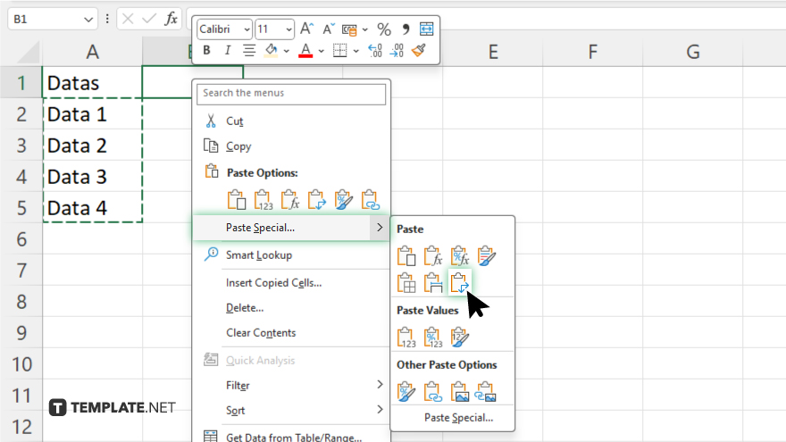 step 4 paste special in microsoft excel