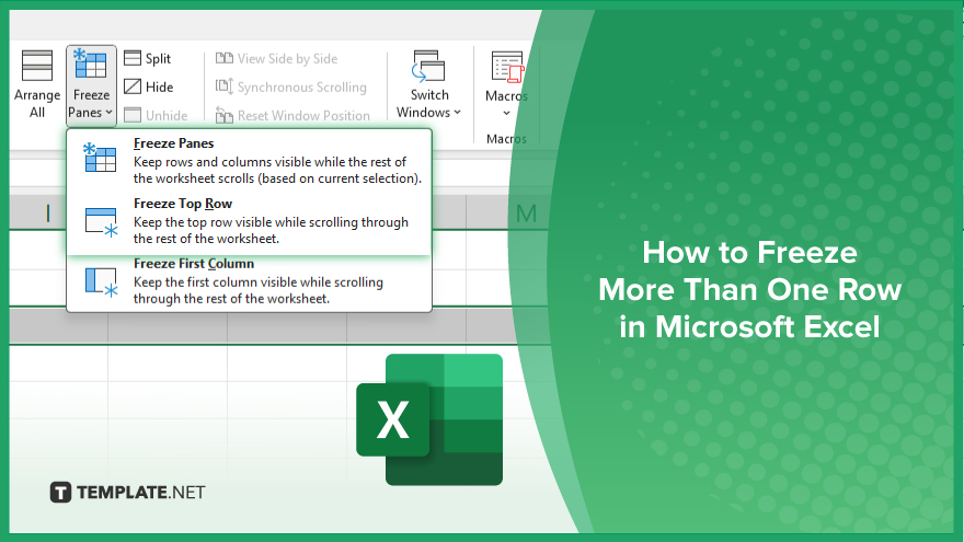 How To Freeze More Than One Row In Microsoft Excel Video 7870