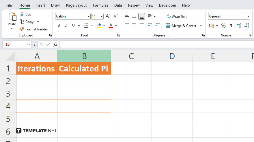 step 1 set up your excel spreadsheet