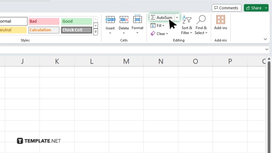 step 2 use the autosum function in microsoft excel