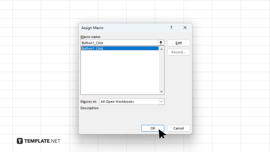 step 3 assign a macro in microsoft excel
