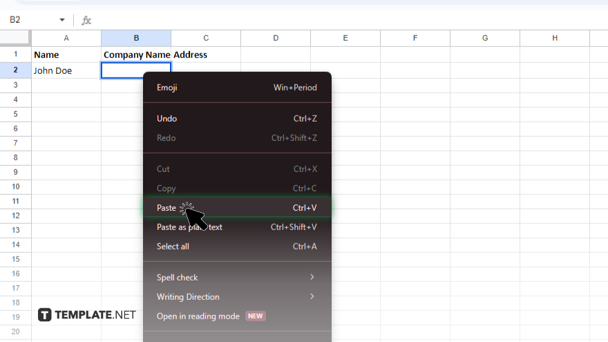 step 3 copy data to google sheets