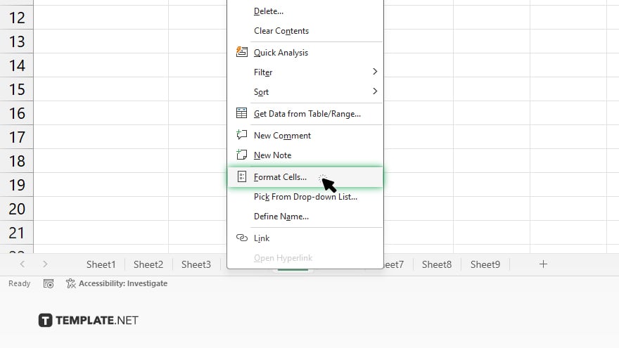 step 3 right click and choose format cells