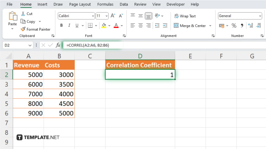 step 4 analyze the correlation coefficient