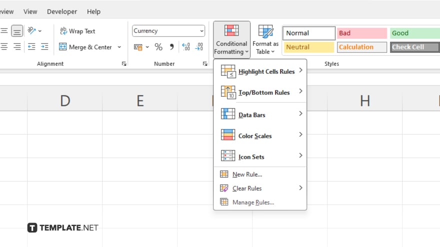 step 4 apply conditional formatting optional