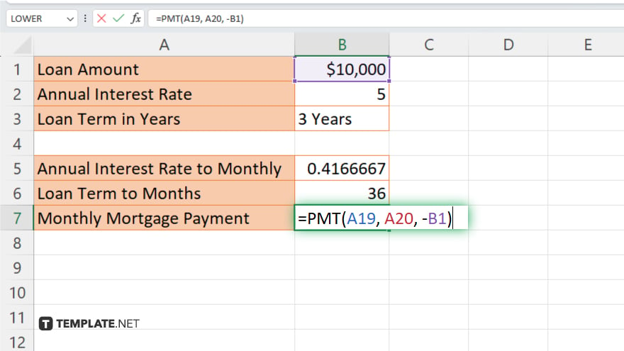 step 4 calculate monthly mortgage payment