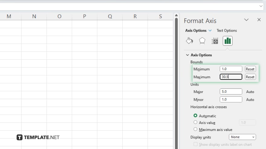 step 4 specify axis range in microsoft excel