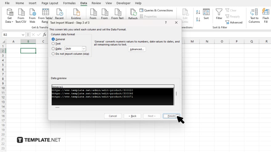 step 5 finalize data format and import