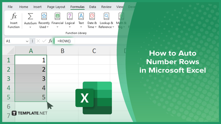 How To Auto Number Rows In Microsoft Excel Video 9877