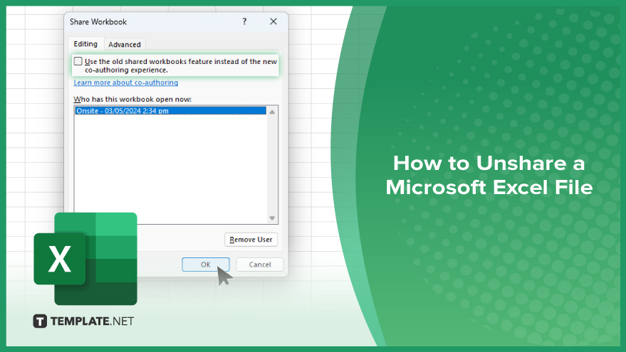 How To Unshare A Microsoft Excel File Video 0914