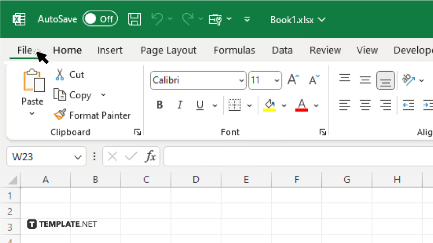 step 1 open excel options