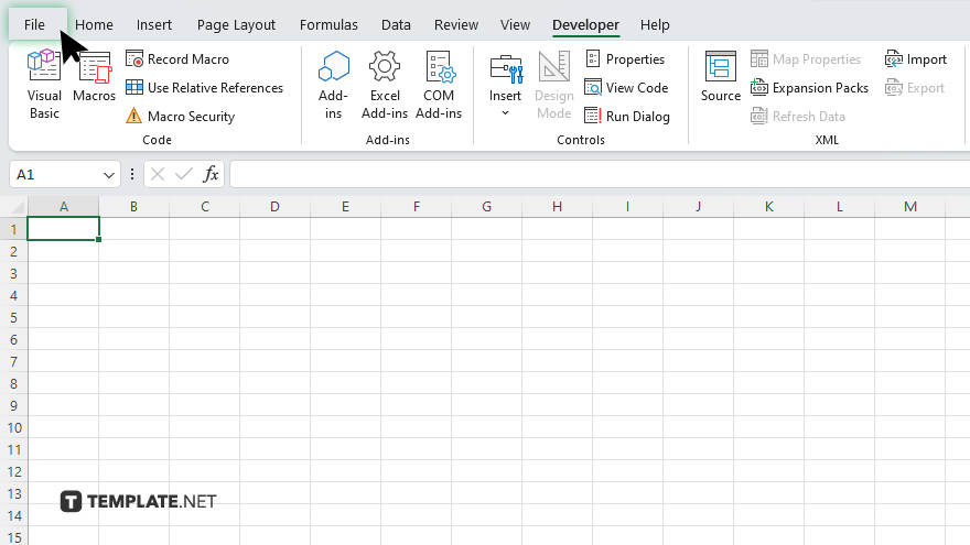 step 1 open excel options